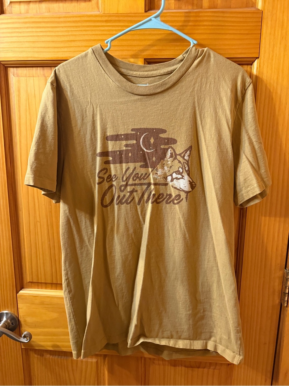 See You Out There Graphic Tee - Tan